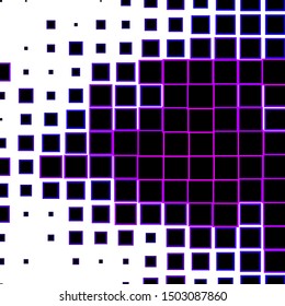 Dark Purple, Pink vector background in polygonal style. Rectangles with colorful gradient on abstract background. Modern template for your landing page.