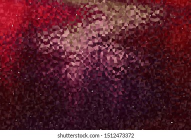 Dark Purple, Pink vector background in polygonal style. Decorative design in abstract style with rectangles. Pattern for busines ad, booklets, leaflets