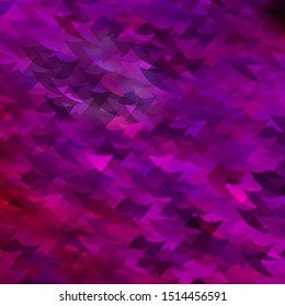 Dark Purple, Pink vector background with triangles, rectangles. Glitter abstract illustration with squares, lines. Design for your promotions.