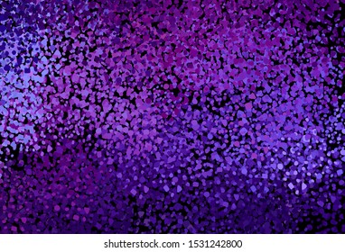 Dark Purple, Pink vector background with abstract shapes. Illustration with colorful gradient shapes in abstract style. Best smart design for your business.