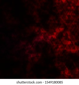 Dark Purple, Pink vector background with lines, triangles. Shining abstract illustration with colorful triangles. Design for your promotions.
