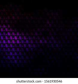 Dark Purple, Pink vector background with triangles. Glitter abstract illustration with triangular shapes. Pattern for commercials.
