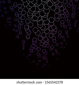 Dark Purple, Pink vector background with spots. Abstract illustration with colorful spots in nature style. Pattern for booklets, leaflets.