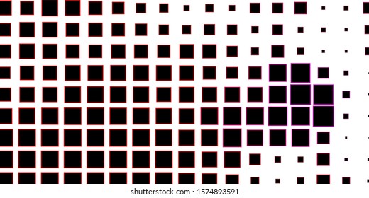 Dark Purple, Pink vector background with rectangles. Colorful illustration with gradient rectangles and squares. Modern template for your landing page.