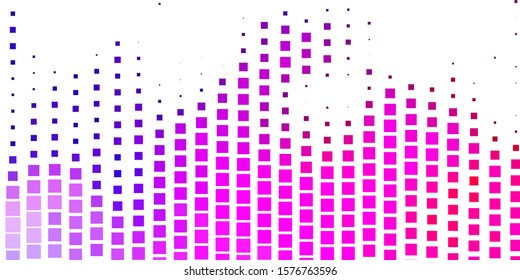 Dark Purple, Pink vector background in polygonal style. Rectangles with colorful gradient on abstract background. Pattern for websites, landing pages.