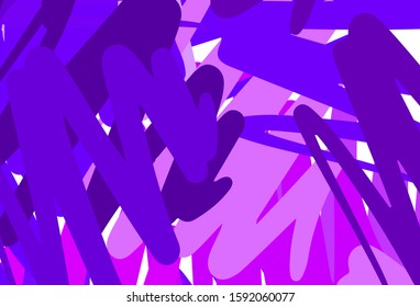 Dark Purple, Pink vector background with stright stripes. Glitter abstract illustration with colorful sticks. Smart design for your business advert.