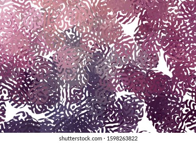 Dark Purple, Pink vector background with abstract shapes. Illustration with colorful gradient shapes in abstract style. Best smart design for your business.