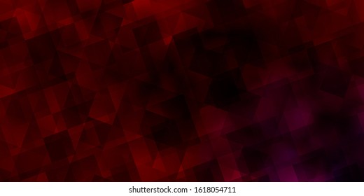 Dark Purple, Pink vector background with polygonal style. Abstract gradient illustration with triangles. Pattern for booklets, leaflets