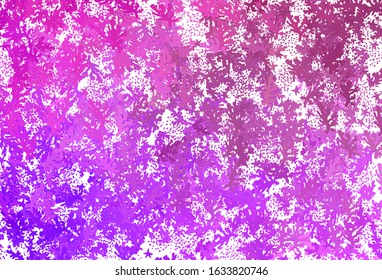Dark Purple, Pink vector background with abstract shapes. Illustration with colorful gradient shapes in abstract style. Simple design for your web site.