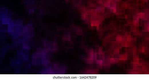 Púrpura Oscura, fondo vector rosado con rectángulos. Rectángulos con gradiente colorido sobre fondo abstracto. Mejor diseño para tu anuncio, afiche, banner.