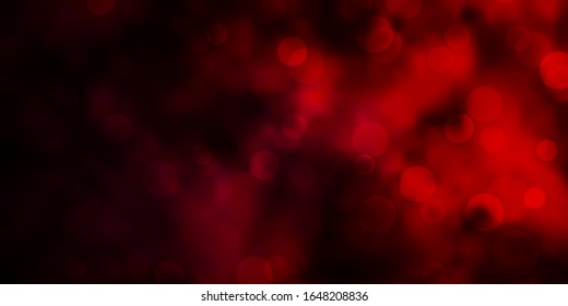 Dark Purple, Pink vector background with bubbles. Modern abstract illustration with colorful circle shapes. Pattern for wallpapers, curtains.