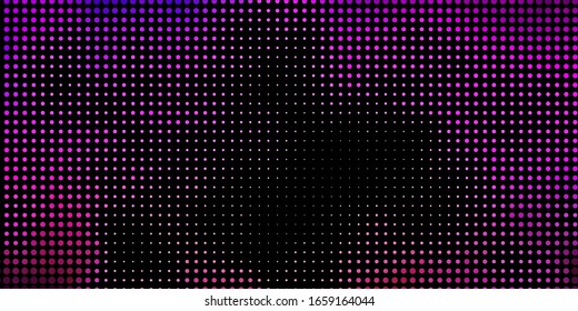 Dark Purple, Pink vector background with spots. Modern abstract illustration with colorful circle shapes. Pattern for booklets, leaflets.