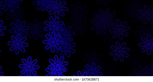 Dark Purple, Pink vector background with random forms. Modern abstract illustration with gradient random forms. Smart design for your business.