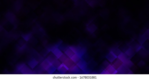Dark Purple, Pink vector background with rectangles. Modern design with rectangles in abstract style. Pattern for busines booklets, leaflets