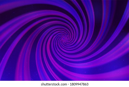 Dark Purple, Pink vector background with galaxy stars. Modern abstract illustration with Big Dipper stars. Template for cosmic backgrounds.