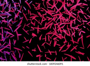 Dark Purple, Pink vector background with stright stripes. Modern geometrical abstract illustration with Lines. Pattern for your busines websites.