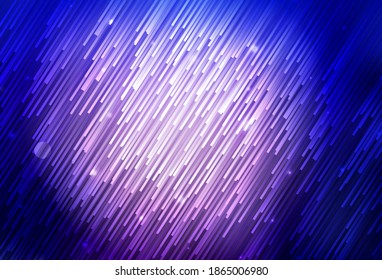 Púrpura oscuro, fondo vector rosado con rayas rectas. Ilustración abstracta geométrica moderna con Líneas. Plantilla para sus hermosos fondos.