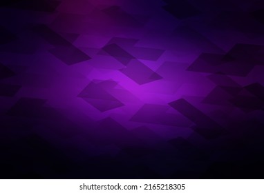 Dark Purple, Pink vector background with rectangles. Illustration with set of colorful rectangles. The template can be used as a background.