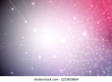 Dark Purple, Pink vector background with stright stripes. Modern geometrical abstract illustration with Lines. Pattern for your busines websites.