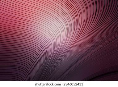 Púrpura oscuro, fondo vector rosado con líneas irregulares. Muestra geométrica colorida con líneas de degradado.  Textos para folletos, folletos.