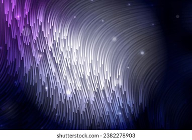 Dark Purple, Pink vector background with curved lines. A shining illustration, which consists of curved lines. New composition for your brand book.