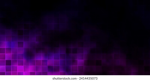 Dark Purple, Pink vector background in polygonal style. Rectangles with colorful gradient on abstract background. Pattern for websites, landing pages.