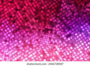 Dark Purple, Pink vector background in polygonal style. Rectangles on abstract background with colorful gradient. Smart design for your business advert.