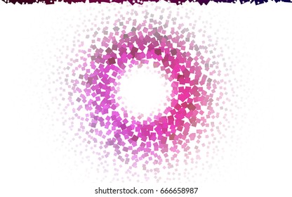 Dark Purple, Pink vector background of rectangles and squares. Style quilt and blanket. Geometrical rectangular pattern. Repeating pattern with rectangle shapes.