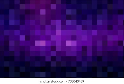 Dark Purple, Pink vector background of rectangles and squares. Style quilt and blanket. Geometrical rectangular pattern. Repeating pattern with rectangle shapes.
