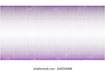 Dark Purple, Pink vector banner set of circles, spheres. Donuts Background. Creative Design Templates. Technology halftone illustration.