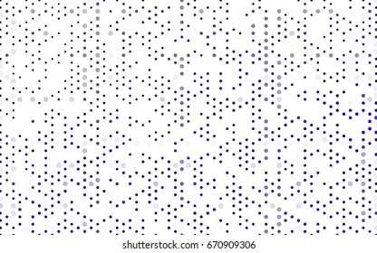 Dark Purple, Pink vector banner with circles, spheres. Abstract spots. Background of Art bubbles in halftone style with colored gradient.