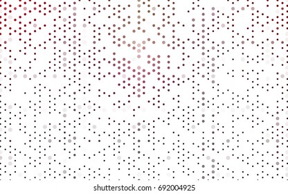 Dark Purple, Pink vector banner with circles, spheres. Abstract spots. Background of Art bubbles in halftone style with colored gradient.