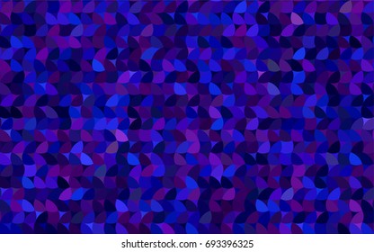 Dark Purple, Pink vector banner with circles, spheres. Abstract spots. Background of Art bubbles in halftone style with colored gradient.