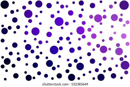 Dark Purple Pink Vector banners banners set of circles, spheres. Network design, technology science, vector illustration