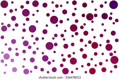 Dark Purple Pink Vector banners banners set of circles, spheres. Network design, technology science, vector illustration