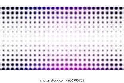 Dark Purple, Pink vector banners set of circles, spheres. Abstract spots. Art Background of bubbles in halftone style with colored gradient.