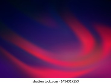 Dark Purple, Pink vector blur pattern. A completely new color illustration in a bokeh style. A completely new design for your business.