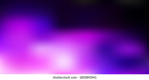 Dark purple, pink vector blur texture. Modern elegant blur illustration with gradient. Landing pages design.