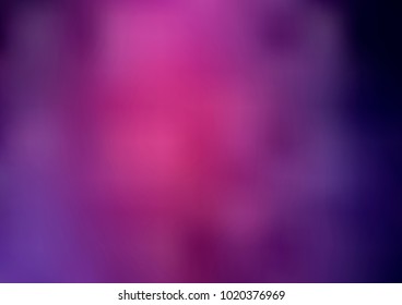 Dark Purple, Pink vector blurred template. Creative illustration in halftone style with gradient. The blurred design can be used for your web site.