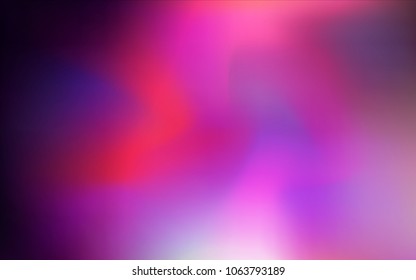 Dark Purple, Pink vector blurred and colored background. Colorful illustration in abstract style with gradient. The elegant pattern can be used as part of a brand book.