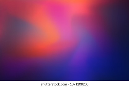 Dark Purple, Pink vector blurred shine abstract texture. Modern geometrical abstract illustration with gradient. The completely new template can be used for your brand book.