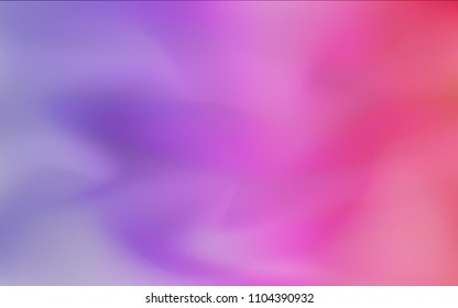 Dark Purple, Pink vector blurred shine abstract cover. A completely new color illustration in a vague style. A completely new design for your business.