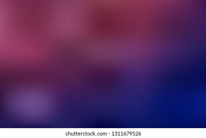 Dark Purple, Pink vector blurred pattern. New colored illustration in blur style with gradient. Background for a cell phone.