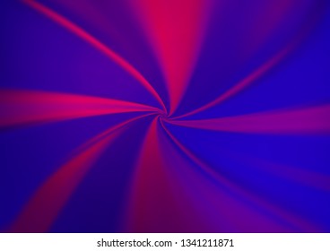 Dark Purple, Pink vector blurred shine abstract background. A completely new color illustration in a bokeh style. The background for your creative designs.