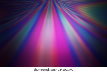 Dark Purple, Pink vector blurred template. Colorful illustration in abstract style with gradient. Background for designs.
