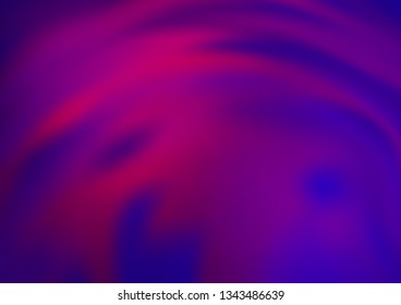 Dark Purple, Pink vector blurred shine abstract pattern. Colorful abstract illustration with gradient. A completely new design for your business.