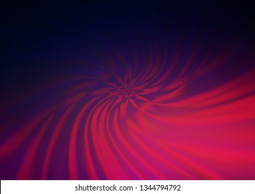 Dark Purple, Pink vector blurred bright template. Glitter abstract illustration with an elegant design. A new texture for your design.