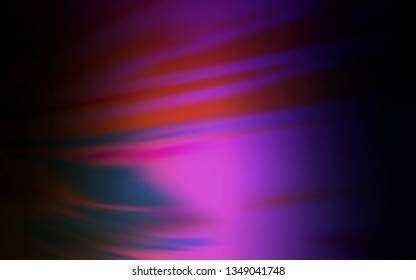 Dark Purple, Pink vector blurred shine abstract texture. An elegant bright illustration with gradient. New design for your business.