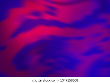 Dark Purple, Pink vector blurred bright template. Modern geometrical abstract illustration with gradient. A completely new template for your design.