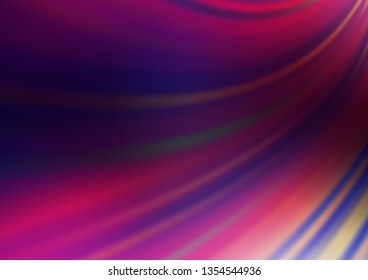 Dark Purple, Pink vector blurred and colored background. An elegant bright illustration with gradient. The template for backgrounds of cell phones.